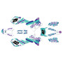 suzuki drz400 graphics kit 2000-2024 whiplash series teal