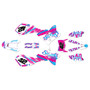 suzuki drz400 graphics kit 2000-2024 whiplash series magenta