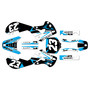 suzuki rm65 graphics kit 2000-2006 evader series cyan
