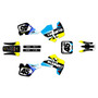 suzuki rm250 graphics kit 1989-1992 division series yellow