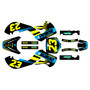 suzuki rm65 graphics kit 2000-2006 fasthouse series cyan-yellow