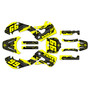 suzuki rm65 graphics kit 2000-2006 incision series yellow-shift
