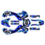 suzuki rm65 graphics kit 2000-2006 invasion series blue