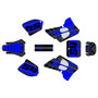 suzuki rm125 graphics kit 1993-1995 split series blue-shift