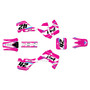 suzuki rm250 graphics kit 1989-1992 lethal series magenta