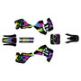 suzuki rm250 graphics kit 1989-1992 lethal series rainbow