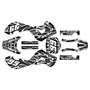 suzuki rm65 graphics kit 2000-2006 prime series white