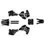 suzuki rm125 graphics kit 1989-1992 lethal series smoke