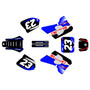 suzuki rm125 graphics kit 1993-1995 viper series blue