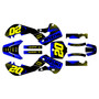suzuki rm65 graphics kit 2000-2006 spear series blue-yellow