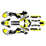 suzuki rm65 graphics kit 2000-2006 turbo series yellow