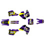 suzuki rm250 graphics kit 1989-1992 warrior series purple