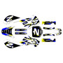 suzuki rm65 graphics kit 2000-2006 vision series blue-yellow