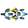 suzuki rm125p graphics kit 2001-2008 axis series cyan