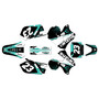 suzuki rm125 graphics kit 1996-1998 evader series teal