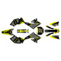 suzuki rmz250 graphics kit 2004-2006 drag series yellow