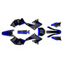 suzuki rmz250 graphics kit 2004-2006 drag series blue-shift