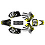 suzuki rm250 graphics kit 1996-1998 fh series yellow