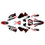suzuki rm250p graphics kit 2001-2008 evader series red