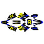 suzuki rm250p graphics kit 2001-2008 fh series blue-shift