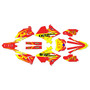 suzuki rm250p graphics kit 2001-2008 icon series red