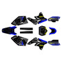 suzuki rmz250 graphics kit 2007-2009 division series blue-shift