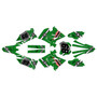 suzuki rm125p graphics kit 2001-2008 predator series green