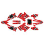suzuki rm250p graphics kit 2001-2008 predator series red