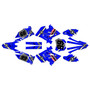suzuki rm250p graphics kit 2001-2008 predator series blue