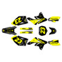 suzuki rmz250 graphics kit 2007-2009 evader series yellow-shift