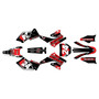 suzuki rmz250 graphics kit 2004-2006 turbo series red