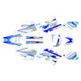 suzuki rmz250 graphics kit 2007-2009 razor series blue