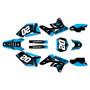 suzuki rmz250 graphics kit 2007-2009 spear series cyan
