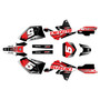 suzuki rmz250 graphics kit 2007-2009 turbo series red