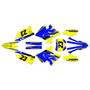 suzuki rm250p graphics kit 2001-2008 viper series blue-shift