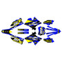 suzuki rm125p graphics kit 2001-2008 warrior series blue
