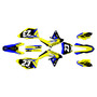 suzuki rmz450 graphics kit 2008-2017 evader series yellow