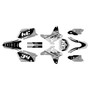 suzuki rmz450 graphics kit 2005-2006 icon series white