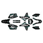 suzuki rmz450 graphics kit 2005-2006 rift series teal