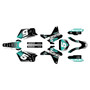 suzuki rmz450 graphics kit 2005-2006 turbo series teal