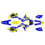 suzuki rmz450 graphics kit 2008-2017 quantum series blue-shift