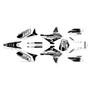 suzuki rmz450 graphics kit 2005-2006 warrior series white
