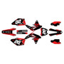 suzuki rmz450 graphics kit 2008-2017 spear series red