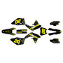 suzuki rmz450 graphics kit 2008-2017 spear series yellow-shift