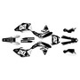 suzuki rmz450 graphics kit 2008-2017 spear series white