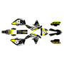 suzuki rmz450 graphics kit 2008-2017 turbo series yellow