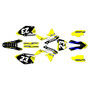 suzuki rmz450 graphics kit 2008-2017 viper series yellow