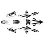 suzuki rmz450 graphics kit 2018-2026 enigma series white