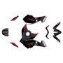 yamaha mt09 graphics kit 2013-2016 razor series red