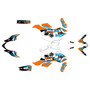 yamaha fz07 graphics kit 2015-2017 surfs-up series orange